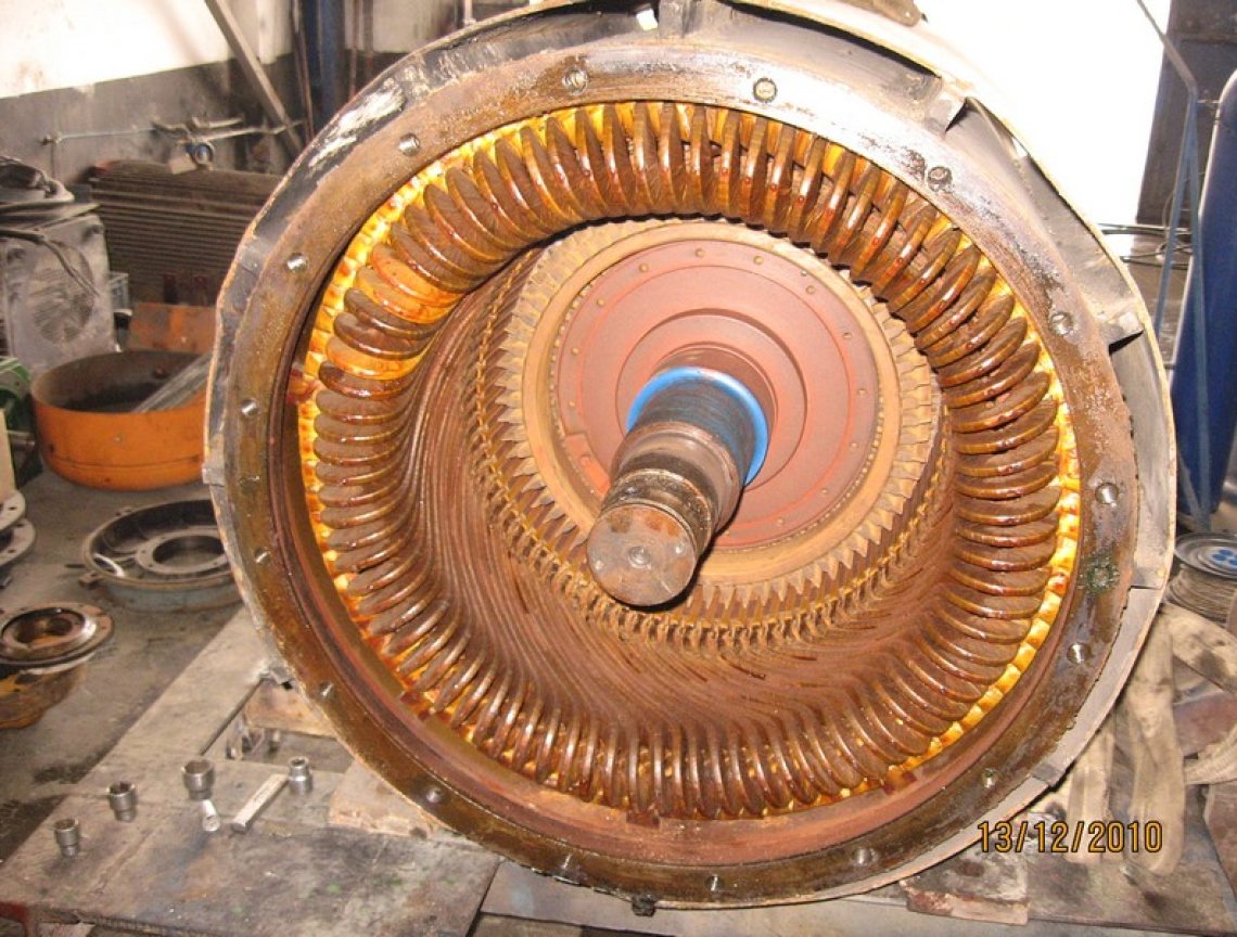 HES generatörü stator sarımı