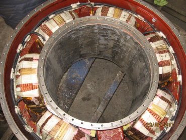 Převíjení magnetických míchadel Concast