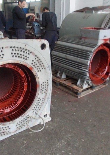 Обслуживание высоко­вольтных двигателей